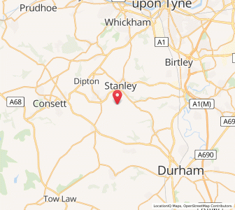 Map of South Moor, EnglandEngland