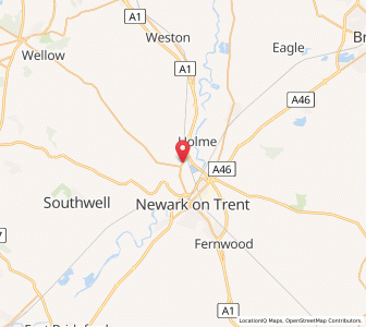 Map of South Muskham, EnglandEngland