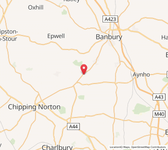 Map of South Newington, EnglandEngland
