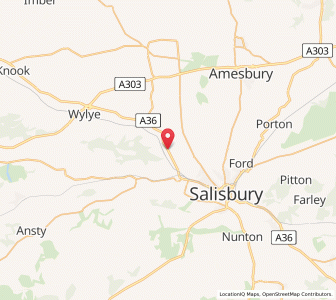 Map of South Newton, EnglandEngland