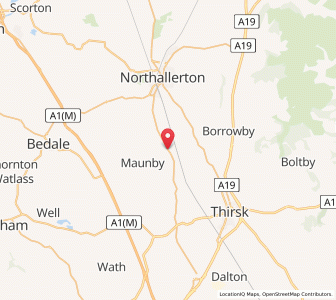 Map of South Otterington, EnglandEngland