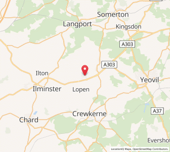 Map of South Petherton, EnglandEngland