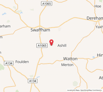 Map of South Pickenham, EnglandEngland