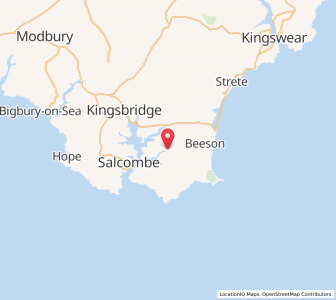 Map of South Pool, EnglandEngland