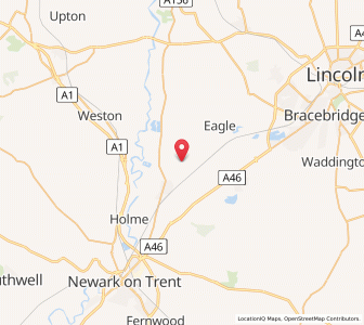 Map of South Scarle, EnglandEngland