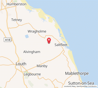 Map of South Somercotes, EnglandEngland