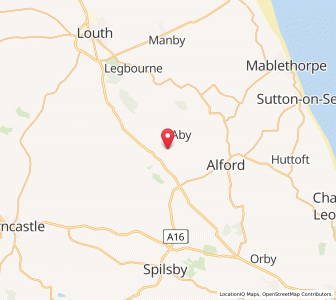 Map of South Thoresby, EnglandEngland