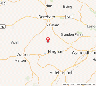 Map of Southburgh, EnglandEngland