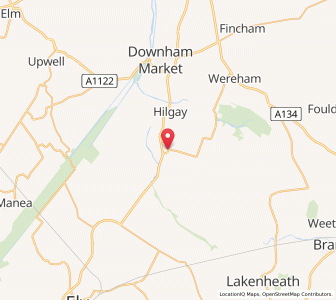 Map of Southery, EnglandEngland