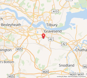 Map of Southfleet, EnglandEngland