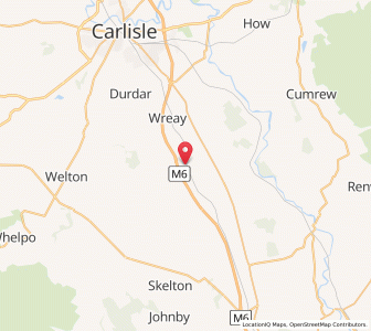 Map of Southwaite, EnglandEngland