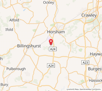 Map of Southwater, EnglandEngland