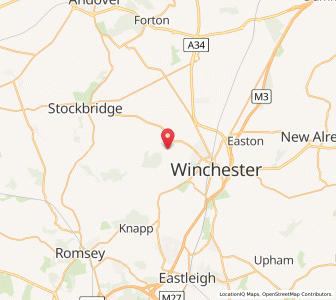 Map of Sparsholt, EnglandEngland