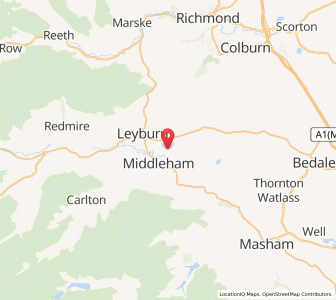 Map of Spennithorne, EnglandEngland