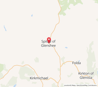 Map of Spittal of Glenshee, ScotlandScotland