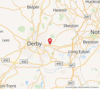 Map of Spondon, EnglandEngland