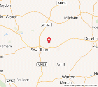 Map of Sporle, EnglandEngland