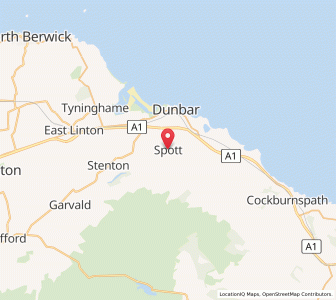 Map of Spott, ScotlandScotland