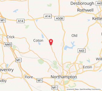 Map of Spratton, EnglandEngland