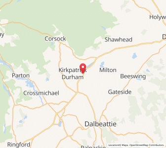 Map of Springholm, ScotlandScotland