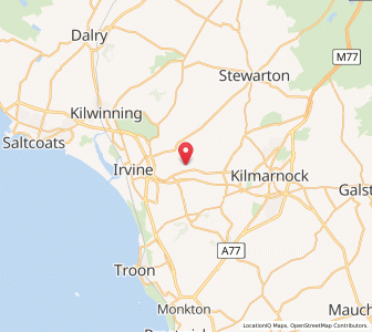 Map of Springside, ScotlandScotland