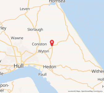 Map of Sproatley, EnglandEngland