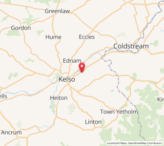 Map of Sprouston, ScotlandScotland