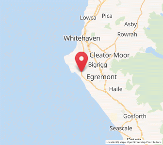 Map of St Bees, England