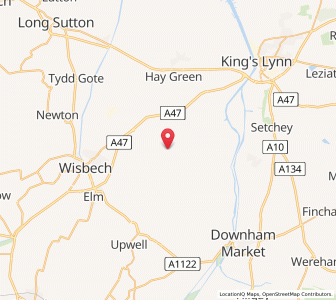 Map of St Johns Fen End, EnglandEngland