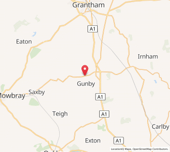 Map of Stainby, EnglandEngland