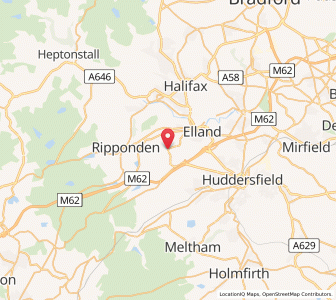 Map of Stainland, EnglandEngland