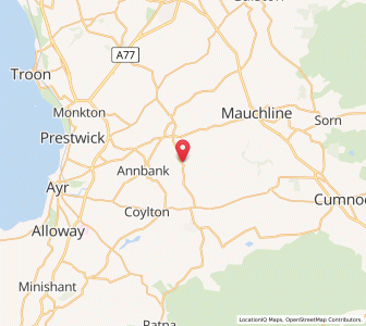 Map of Stair, ScotlandScotland