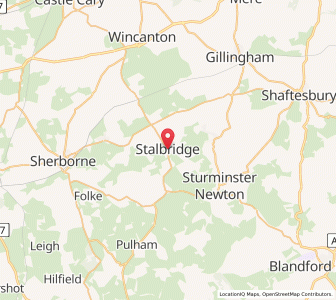 Map of Stalbridge, EnglandEngland