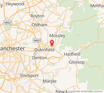 Map of Stalybridge, EnglandEngland