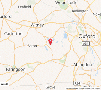 Map of Standlake, EnglandEngland