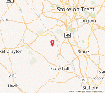 Map of Standon, EnglandEngland
