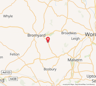 Map of Stanford Bishop, EnglandEngland