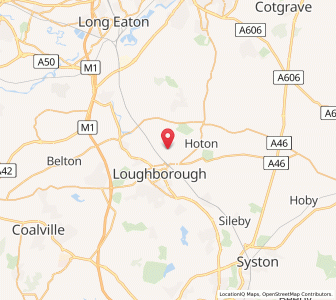 Map of Stanford on Soar, EnglandEngland