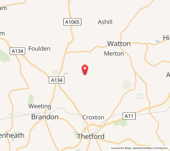 Map of Stanford, EnglandEngland