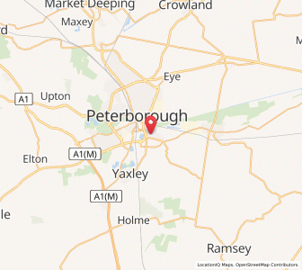 Map of Stanground, EnglandEngland