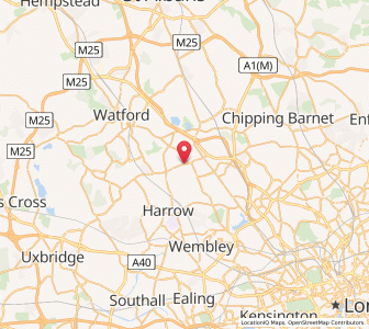 Map of Stanmore, EnglandEngland
