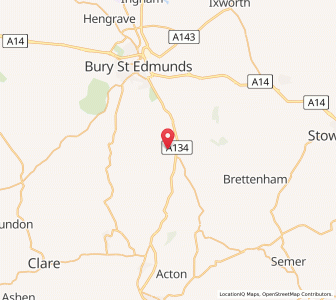Map of Stanningfield, EnglandEngland