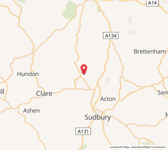 Map of Stanstead, EnglandEngland