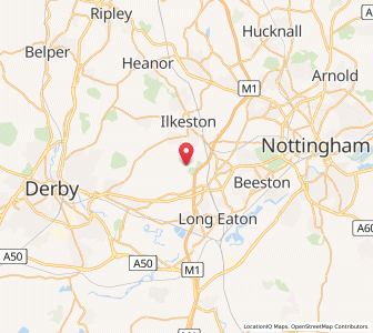 Map of Stanton by Dale, EnglandEngland