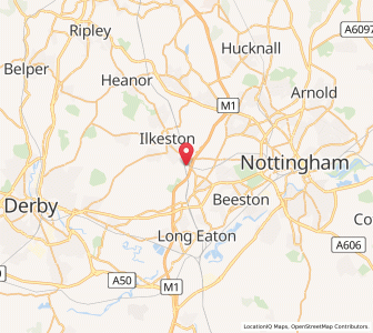 Map of Stanton Gate, EnglandEngland