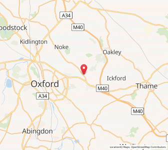 Map of Stanton Saint John, EnglandEngland