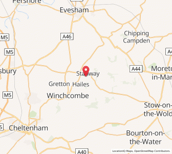 Map of Stanway, EnglandEngland