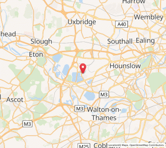 Map of Stanwell, EnglandEngland