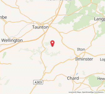 Map of Staple Fitzpaine, EnglandEngland