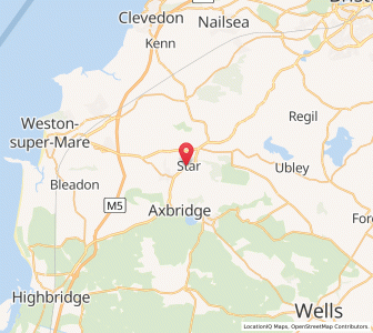 Map of Star, EnglandEngland